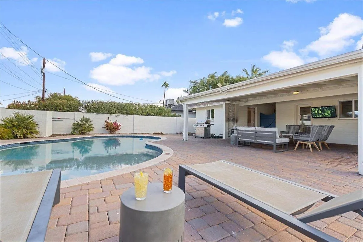 Tatil Evi Mulberry Mulligan-Pool-Mini Golf-Mins To Old Town Villa Scottsdale ABD