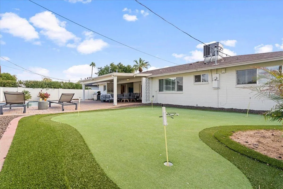 Tatil Evi Mulberry Mulligan-Pool-Mini Golf-Mins To Old Town Villa Scottsdale