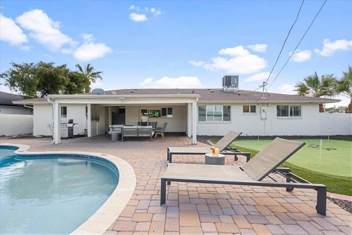 Villa Mulberry Mulligan-Pool-Mini Golf-Mins To Old Town Scottsdale Ferienhaus